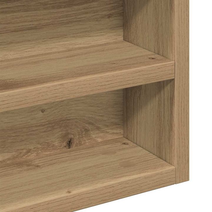 Display Skab Artisan Egetræ 100 x 8,5 x 75 cm Konstrueret træ