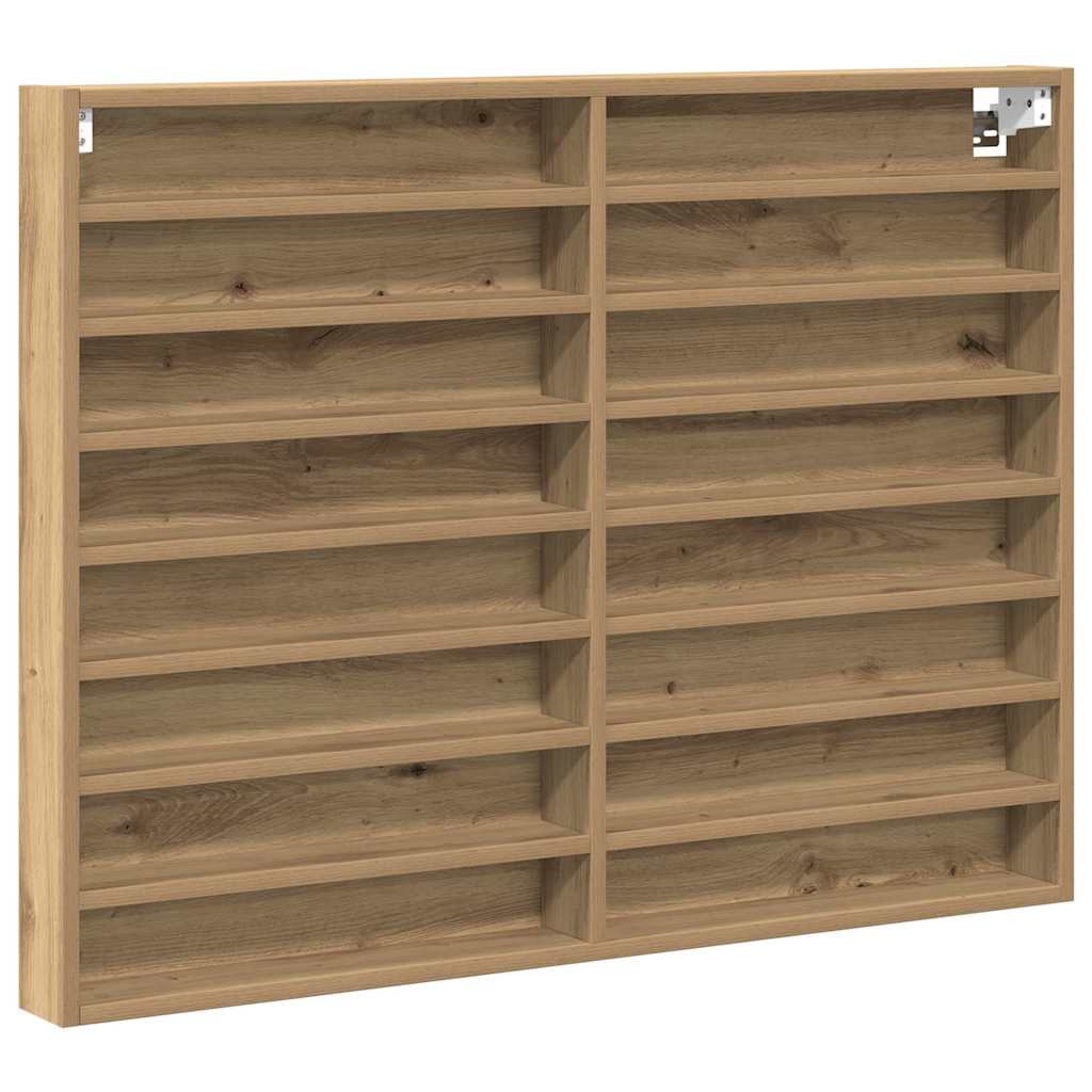 Display Skab Artisan Egetræ 100 x 8,5 x 75 cm Konstrueret træ