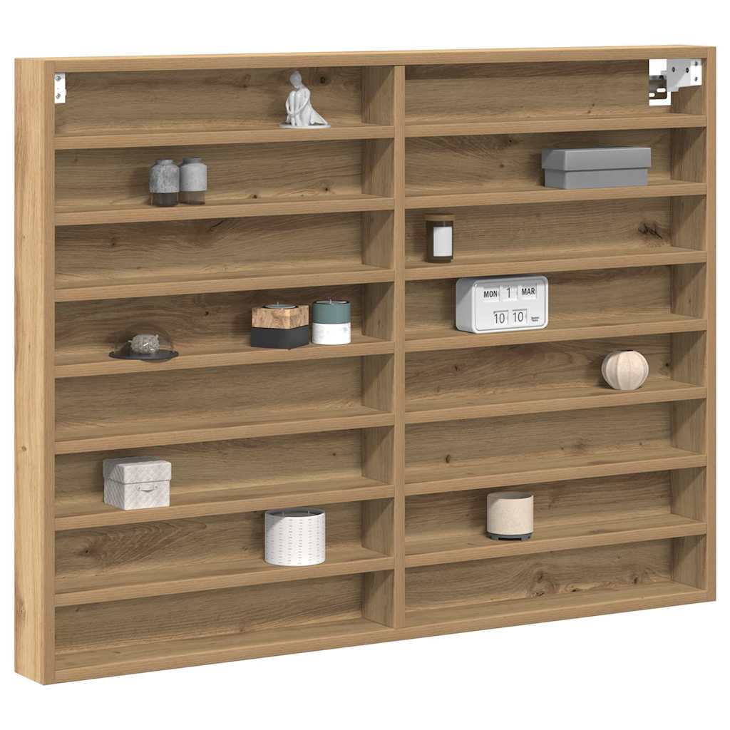 Display Skab Artisan Egetræ 100 x 8,5 x 75 cm Konstrueret træ