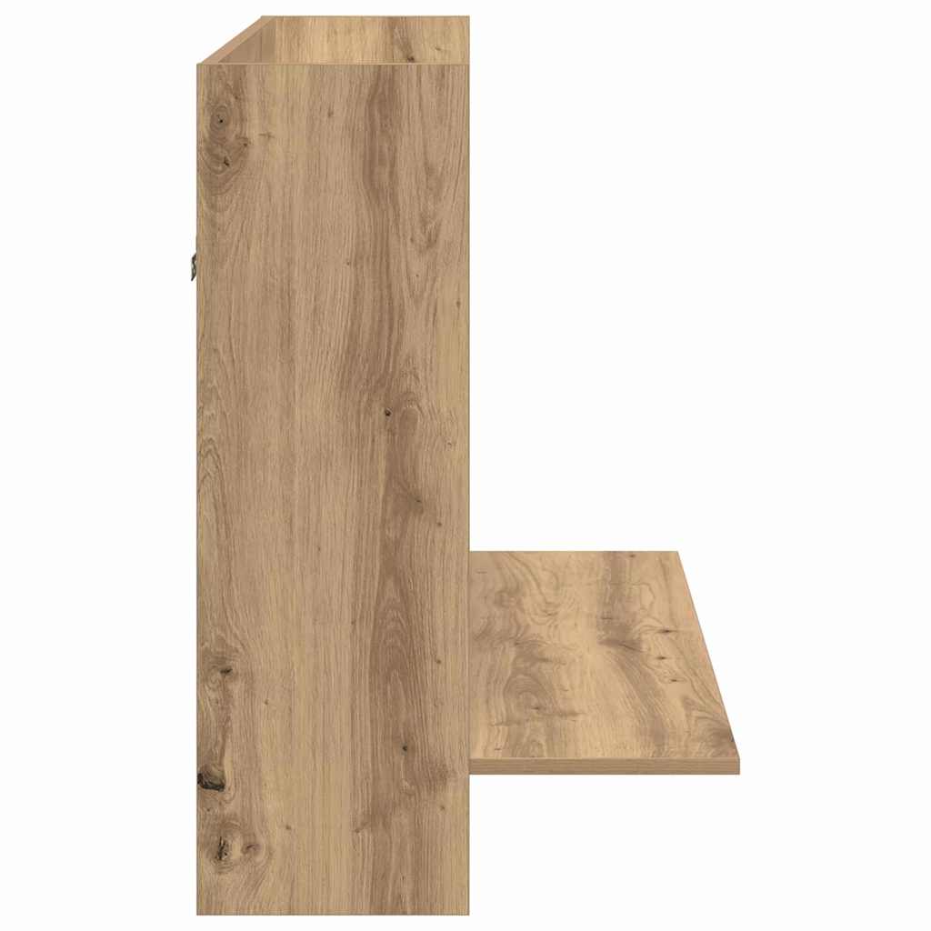 Væghængt skrivebord artisan eg Konstrueret træ 105 x 48 x 75 cm