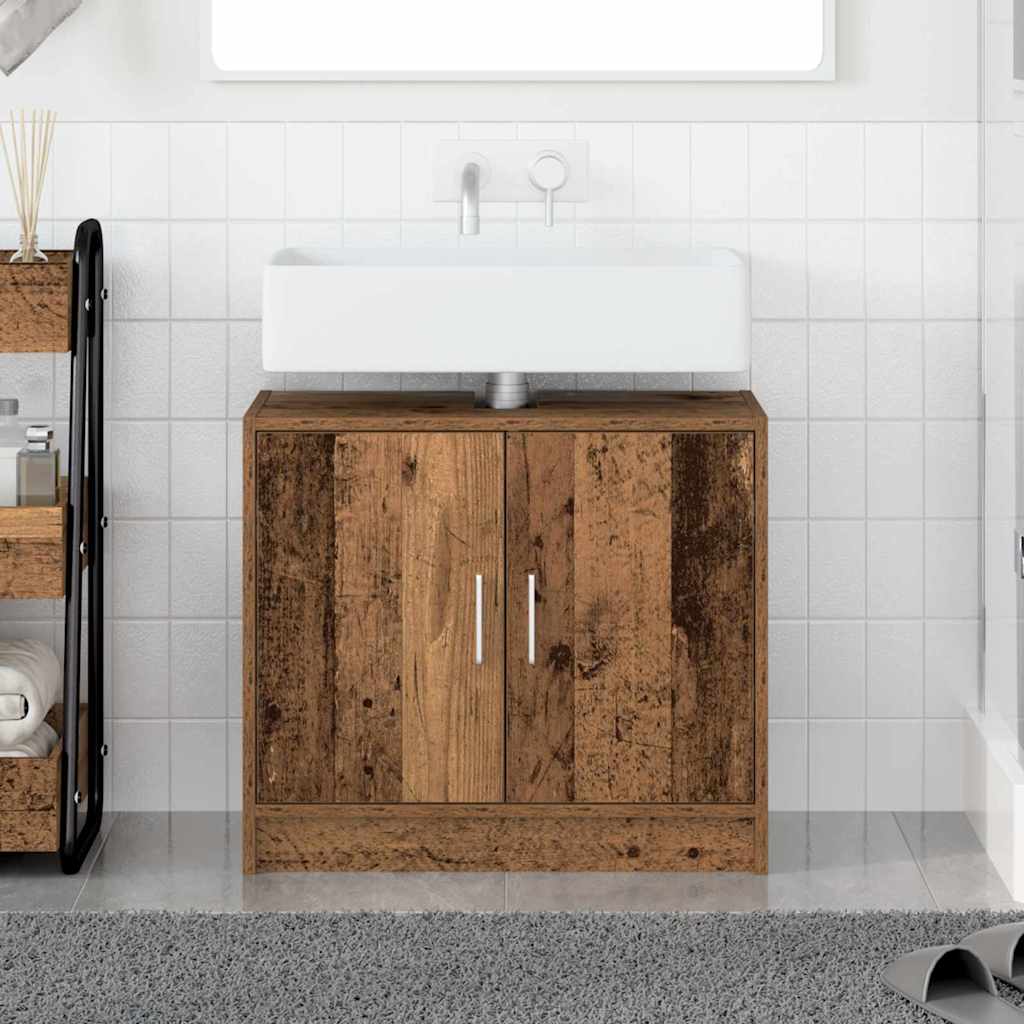 Badeværelsesskab Gammelt træ 63 x 29 x 55 cm Konstrueret træ