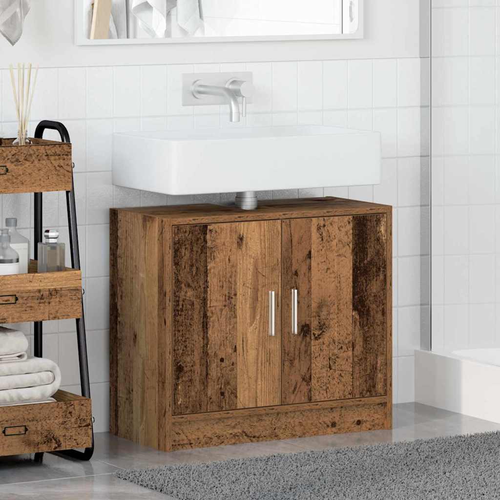 Badeværelsesskab Gammelt træ 63 x 29 x 55 cm Konstrueret træ