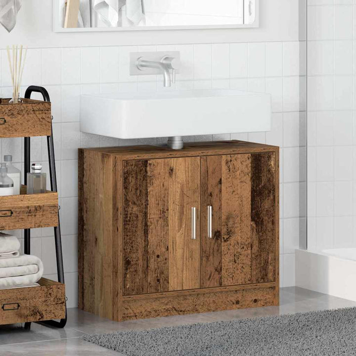 Badeværelsesskab Gammelt træ 63 x 29 x 55 cm Konstrueret træ