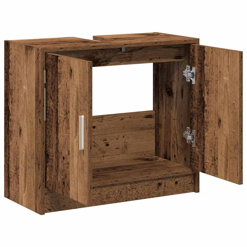 Badeværelsesskab Gammelt træ 63 x 29 x 55 cm Konstrueret træ
