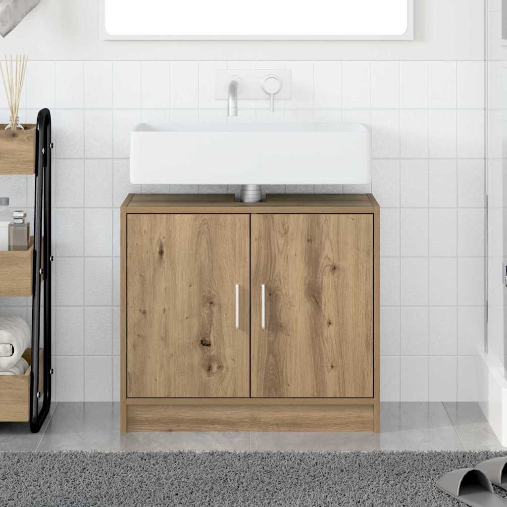 Badeværelsesskab Artisan Egetræ 63 x 29 x 55 cm Konstrueret træ
