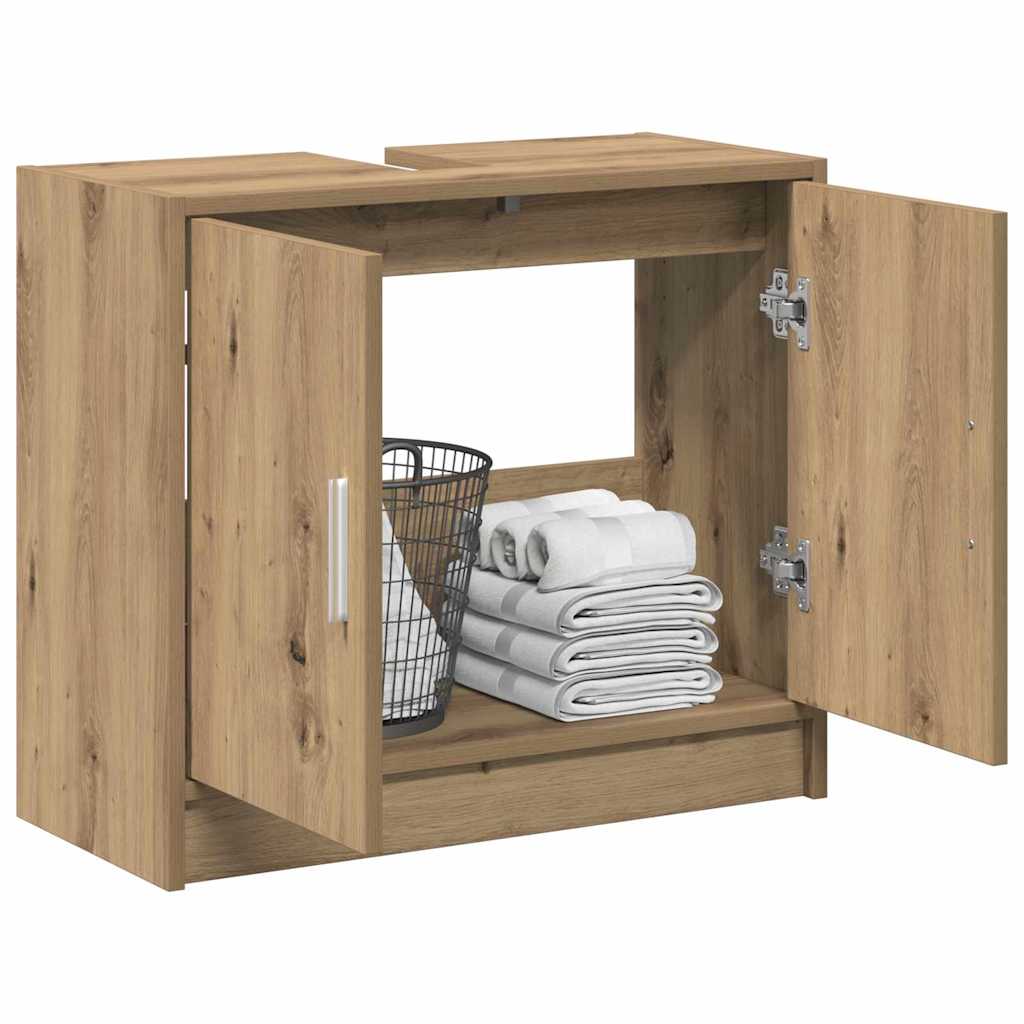 Badeværelsesskab Artisan Egetræ 63 x 29 x 55 cm Konstrueret træ