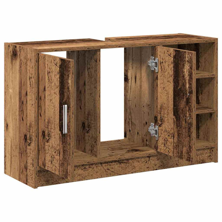 Badeværelsesskab Gammelt træ 90 x 29 x 55 cm Konstrueret træ