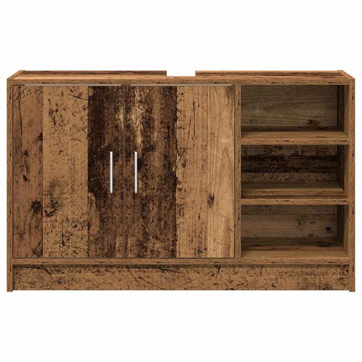 Badeværelsesskab Gammelt træ 90 x 29 x 55 cm Konstrueret træ