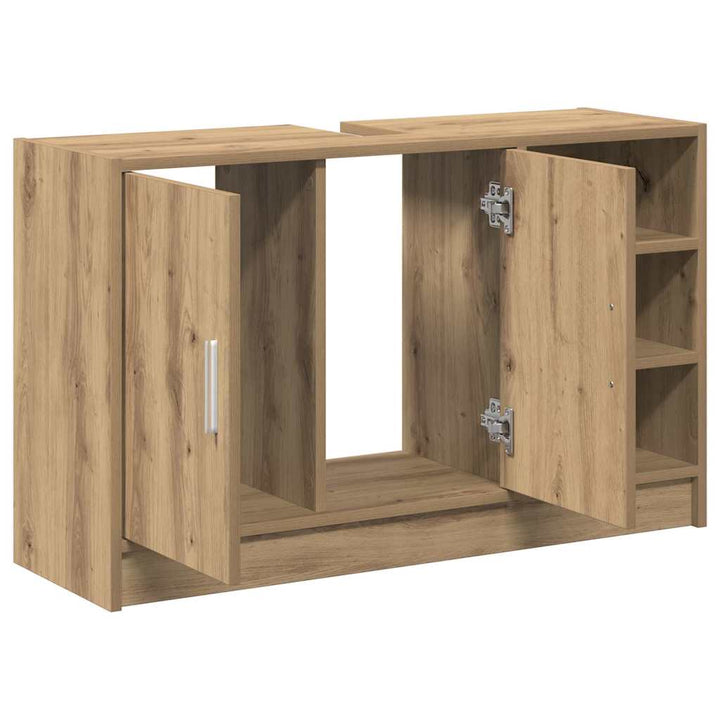 Badeværelsesskab Artisan Egetræ 90 x 29 x 55 cm Konstrueret træ