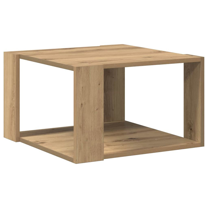 Sofabord Artisan Egetræ 51,5 x 51,5 x 30 cm Konstrueret træ
