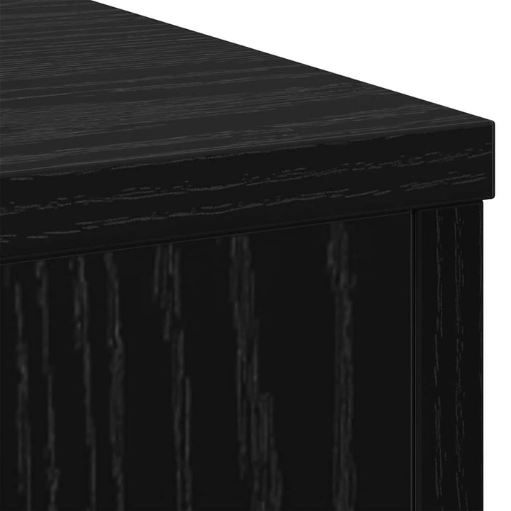 Planteholder 2 stk. Sort eg 30 x 30 x 50 cm Konstrueret træ