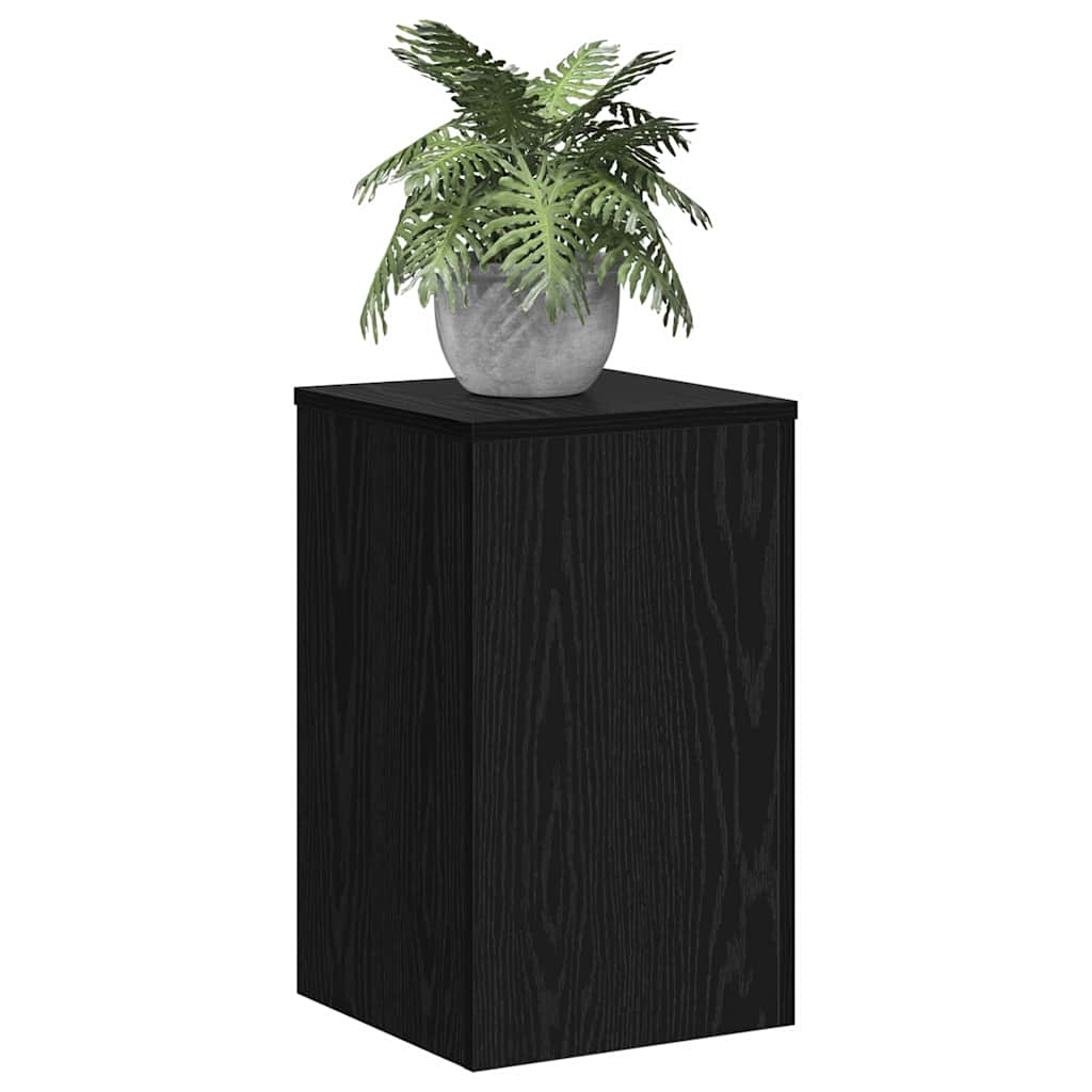 Planteholder 2 stk. Sort eg 30 x 30 x 50 cm Konstrueret træ