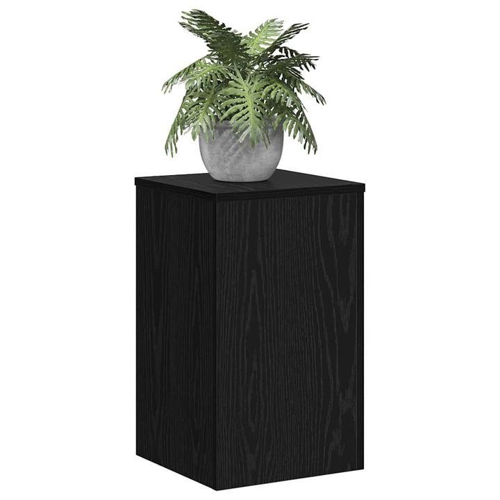 Planteholder 2 stk. Sort eg 30 x 30 x 50 cm Konstrueret træ