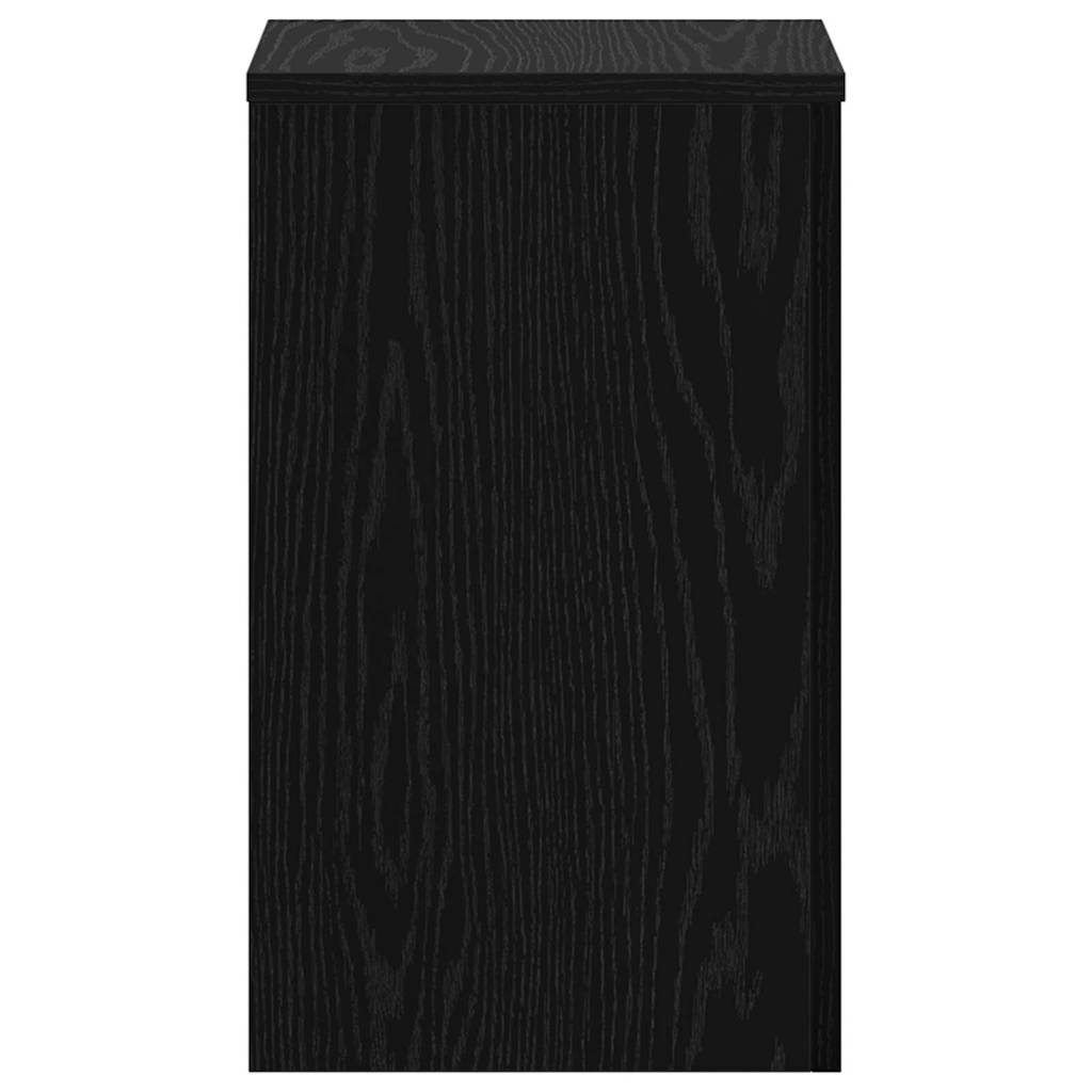 Planteholder 2 stk. Sort eg 30 x 30 x 50 cm Konstrueret træ