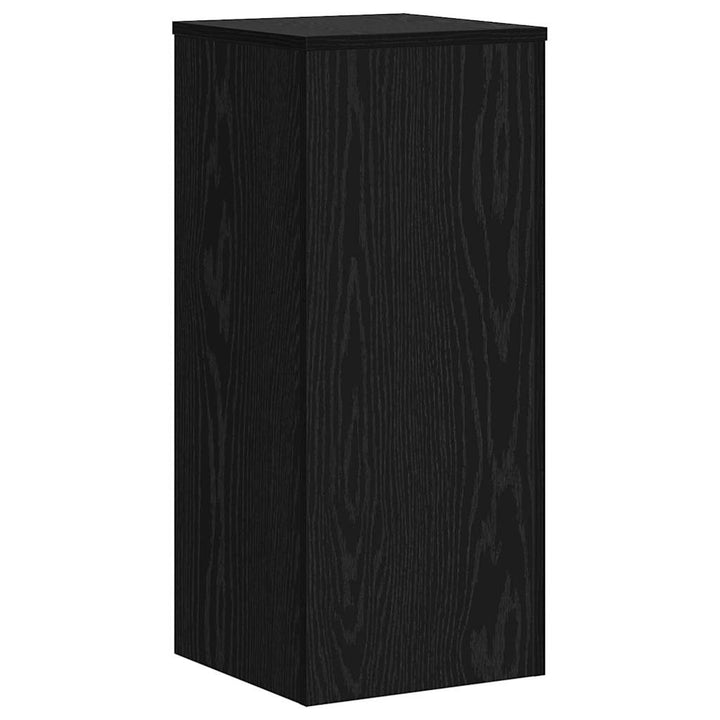 Planteholder 2 pcs Sort eg 30 x 30 x 70 cm Konstrueret træ