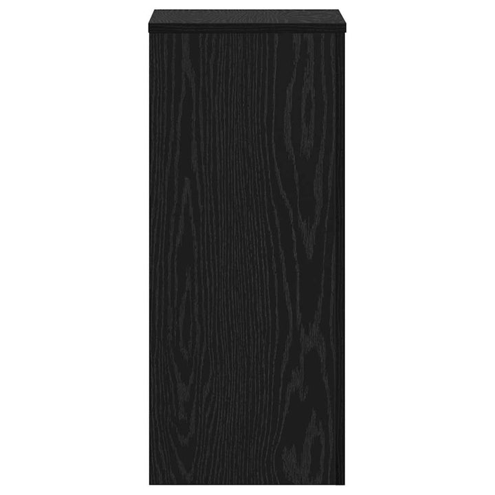 Planteholder 2 stk. Sort eg 30 x 30 x 70 cm Konstrueret træ