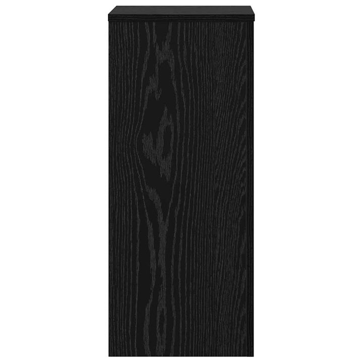Planteholder 2 stk. Sort eg 30 x 30 x 70 cm Konstrueret træ