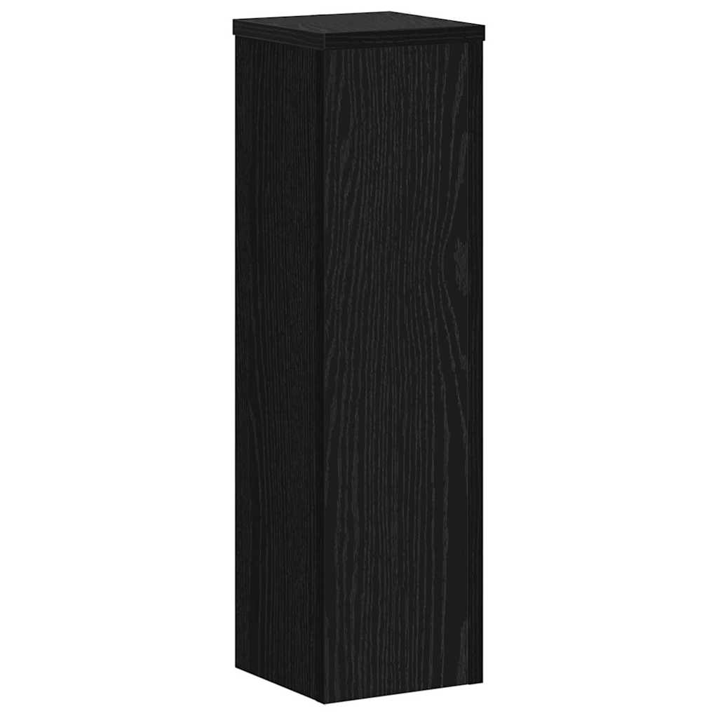 Planteholder 2 stk. Sort eg 17 x 17 x 60 cm Konstrueret træ