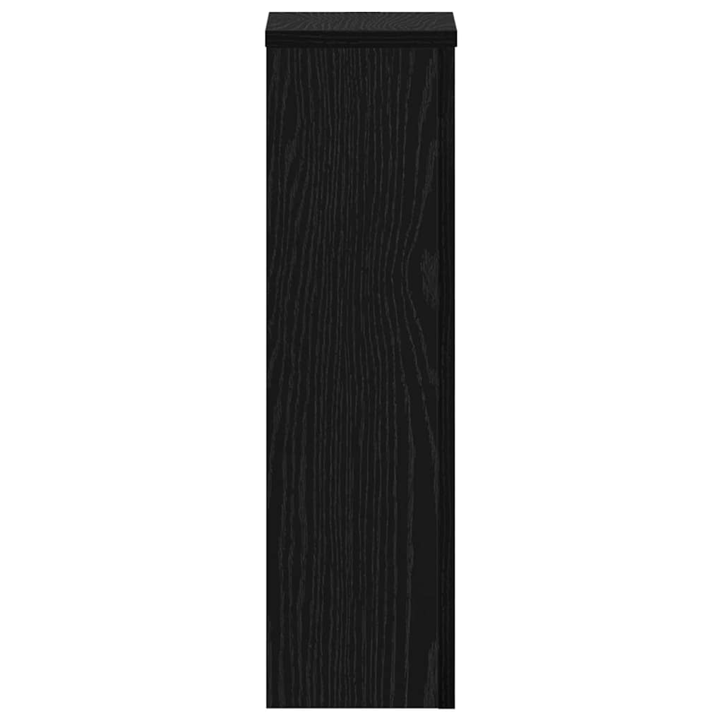Planteholder 2 stk. Sort eg 17 x 17 x 60 cm Konstrueret træ