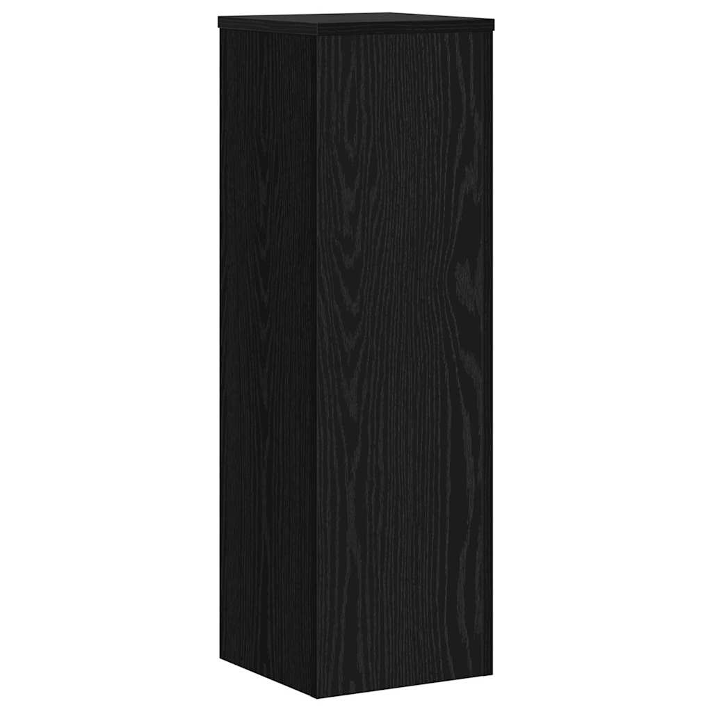 Planteholder 2 pcs Sort eg 25 x 25 x 80 cm Konstrueret træ