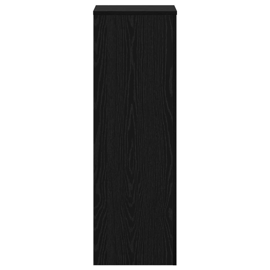 Planteholder Sort eg 33 x 33 x 100 cm Konstrueret træ