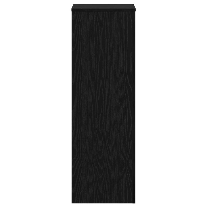 Planteholder Sort eg 33 x 33 x 100 cm Konstrueret træ