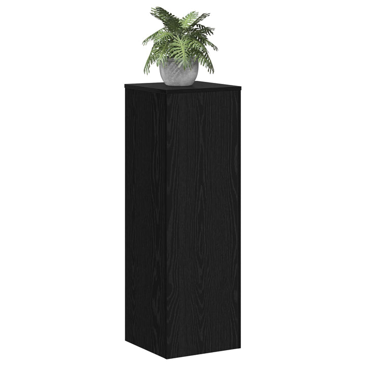 Planteholder Sort eg 33 x 33 x 100 cm Konstrueret træ