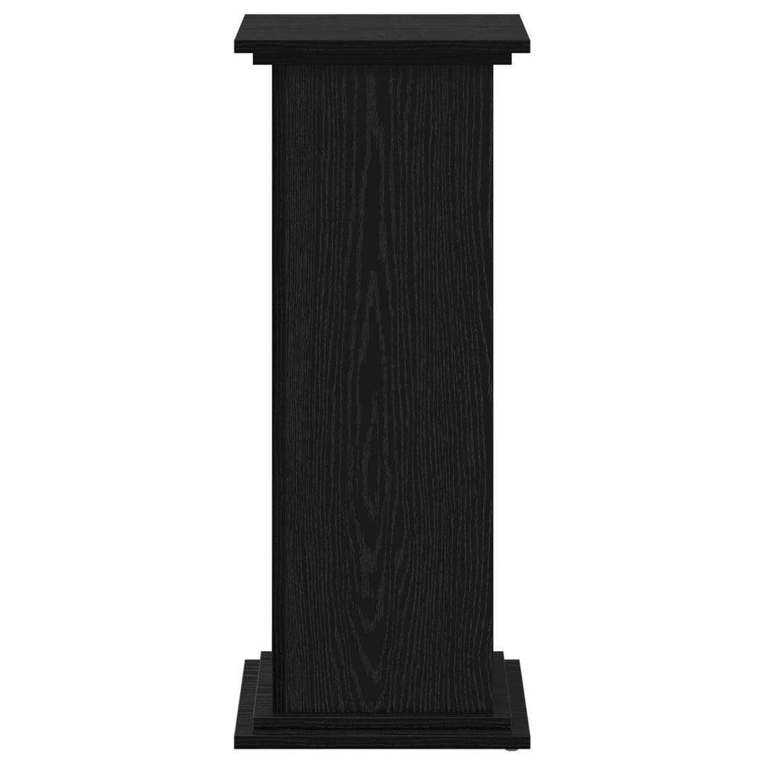 Planteholder Sort eg 33 x 33 x 80 cm Konstrueret træ