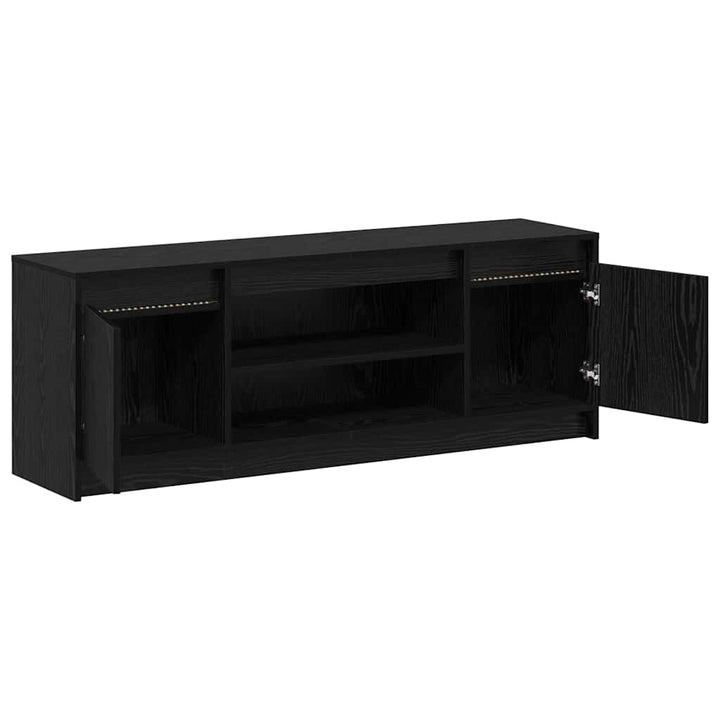 TV Enheder Sort 139,5 x 34 x 50 cm Konstrueret træ