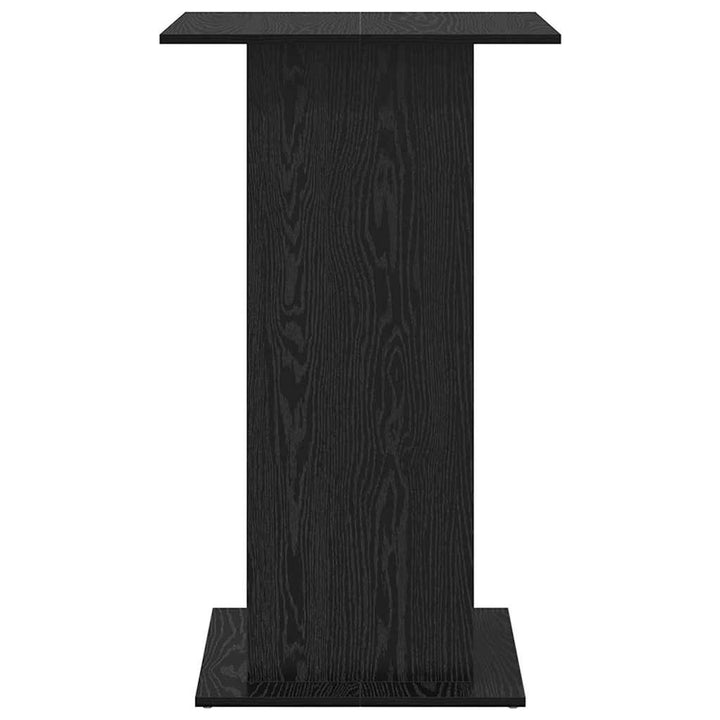 Barbord 60 x 60 x 100 cm Konstrueret træ Sort eg Rektangulær