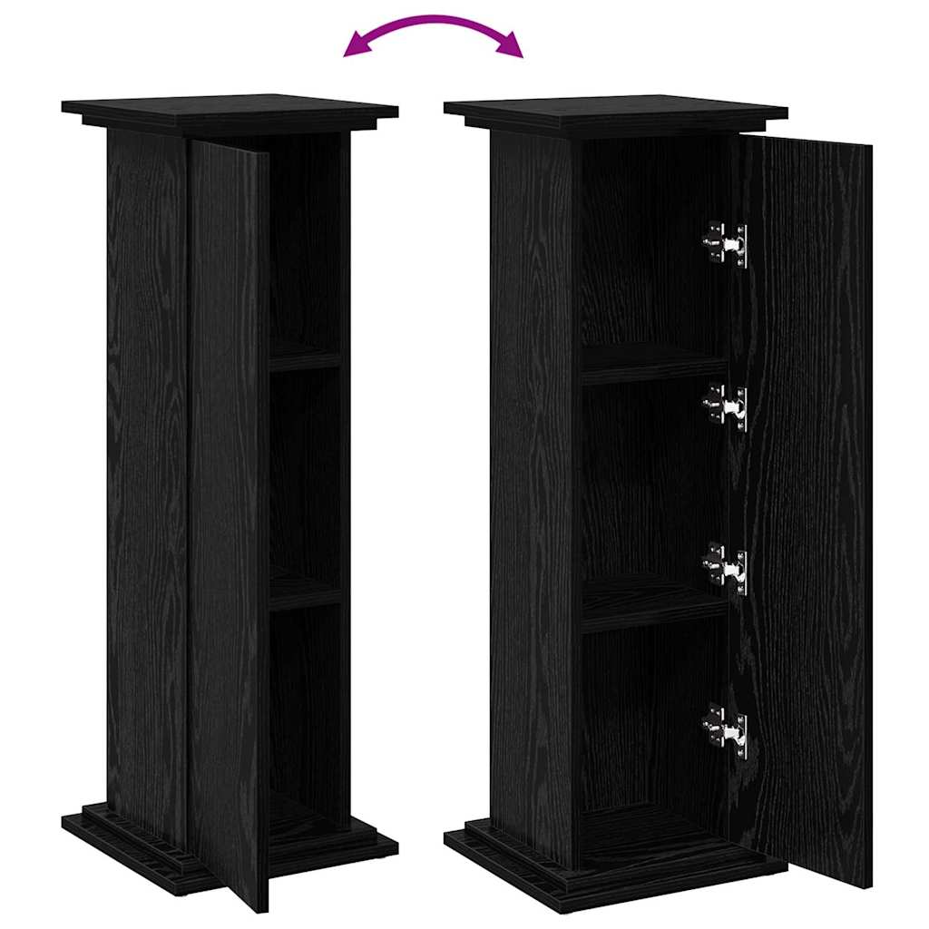 Displaystander Sort eg 31 x 30 x 90 cm Konstrueret træ