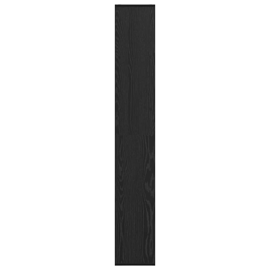 Bogskab Sort eg 67 x 25 x 162 cm Konstrueret træ
