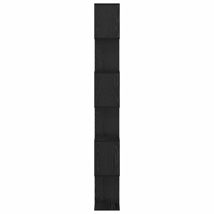 Bogskab Sort eg 70 x 24 x 193,5 cm Konstrueret træ