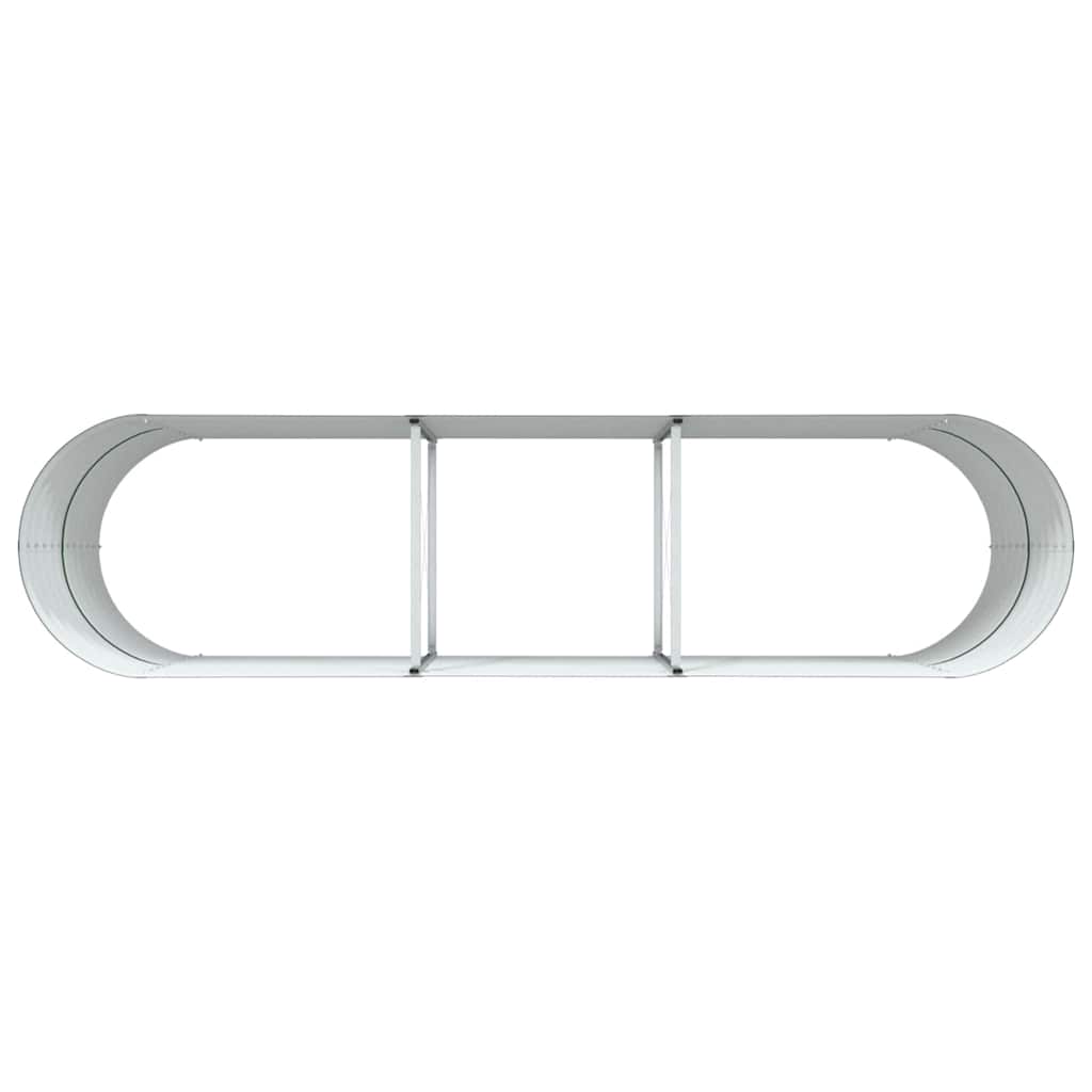 Hævet bed Grøn 320 x 80 x 81 cm Stål