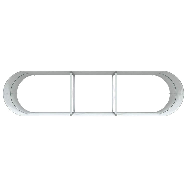 Hævet bed Grøn 320 x 80 x 81 cm Stål