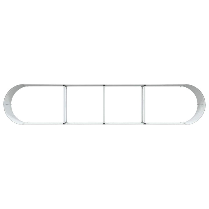 Hævet bed Grøn 400 x 80 x 44 cm Stål