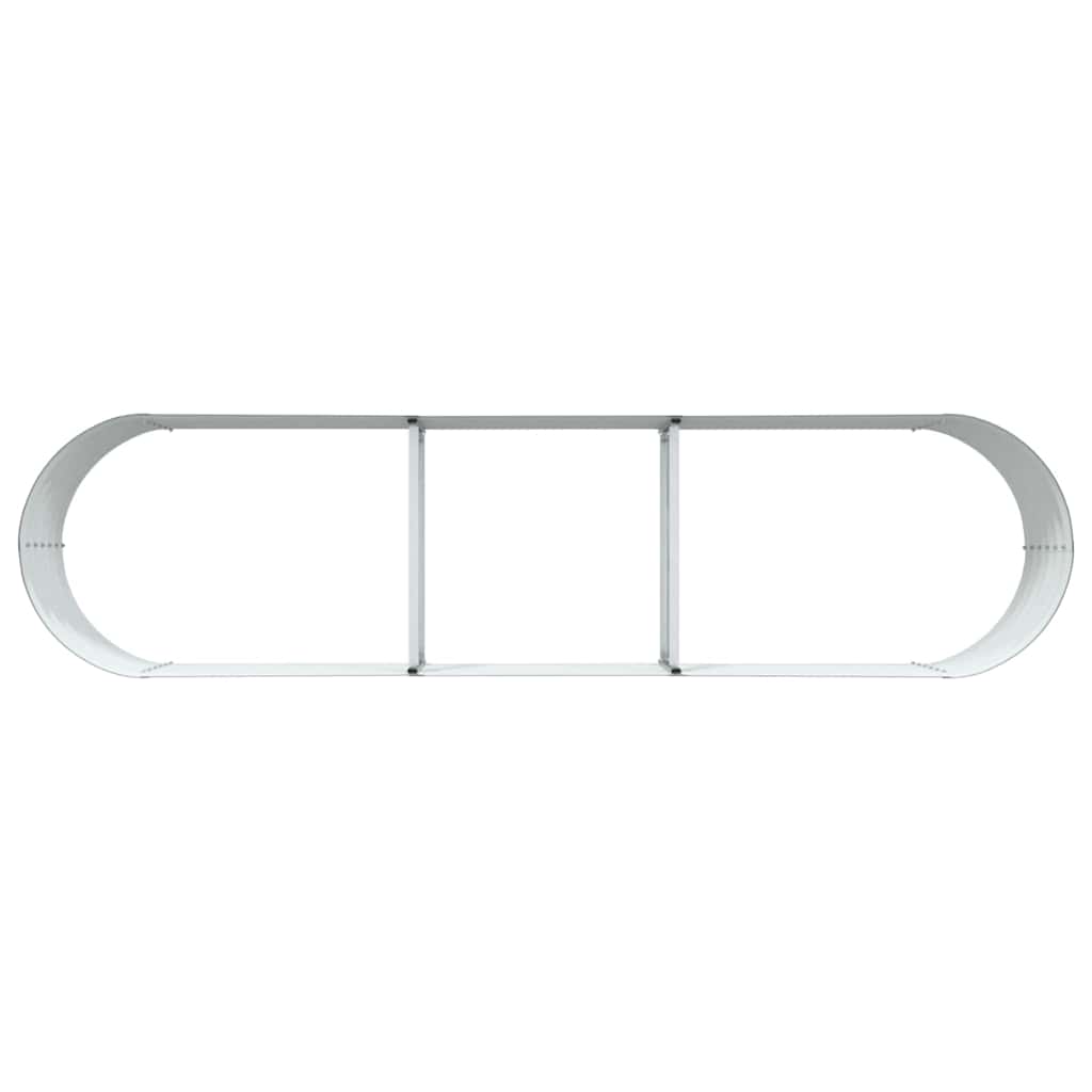 Hævet bed Grøn 320 x 80 x 44 cm Stål