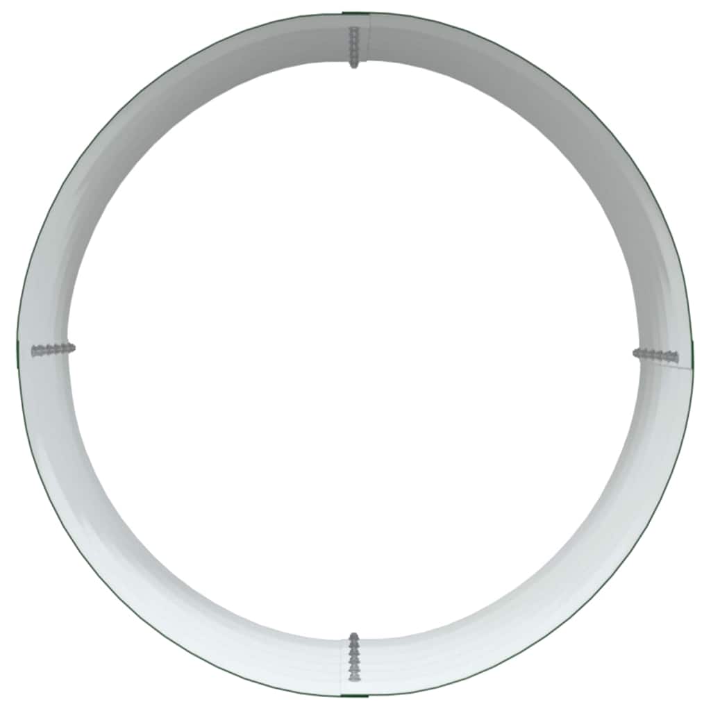 Hævet bed Grøn 80 x 80 x 44 cm Stål