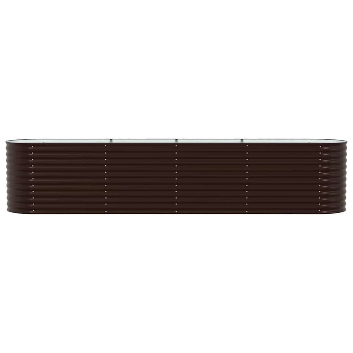 Hævet bed Brun 400 x 80 x 81 cm Stål