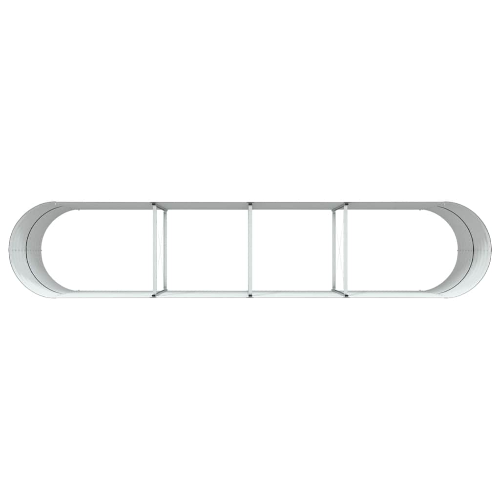 Hævet bed Brun 400 x 80 x 81 cm Stål