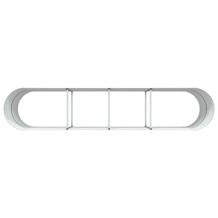 Hævet bed Brun 400 x 80 x 81 cm Stål