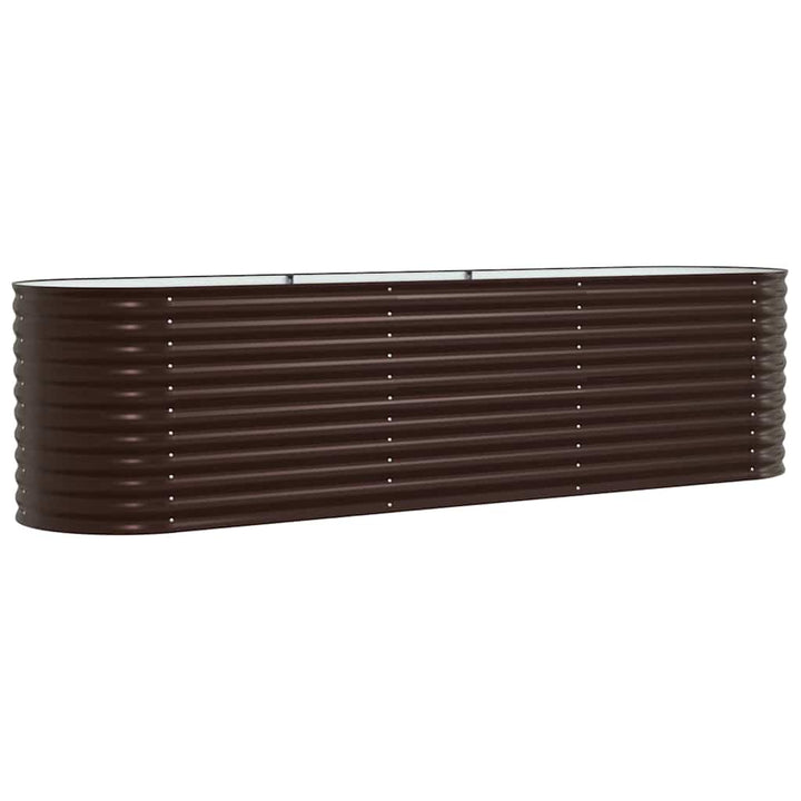 Hævet bed Brun 320 x 80 x 81 cm Stål