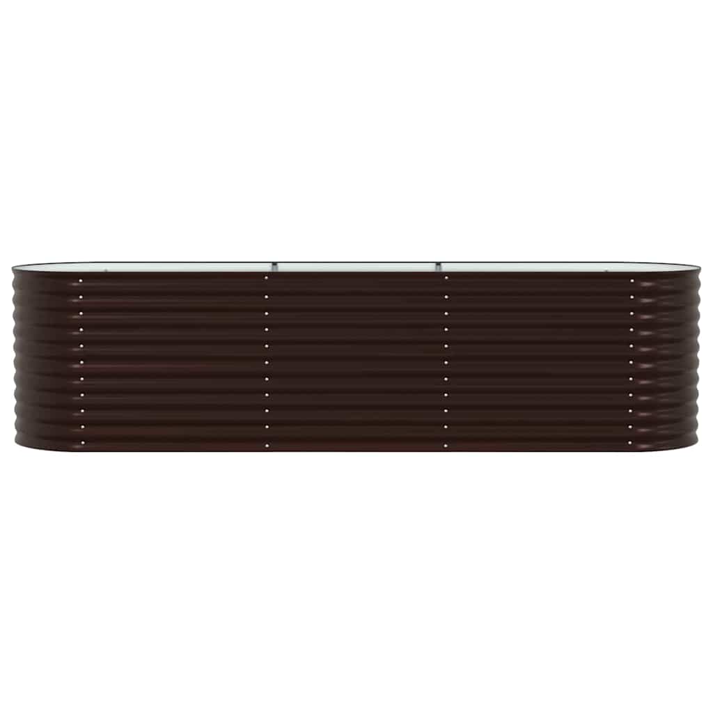 Hævet bed Brun 320 x 80 x 81 cm Stål