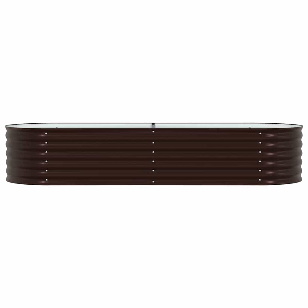 Hævet bed Brun 240 x 80 x 44 cm Stål