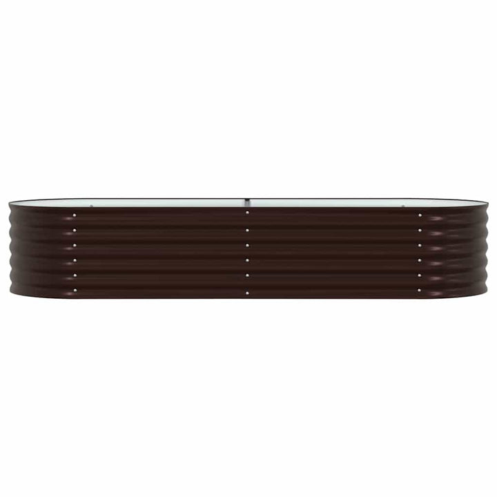 Hævet bed Brun 240 x 80 x 44 cm Stål
