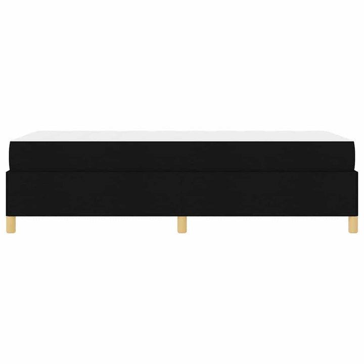 Sengestel med madras Sort 100 x 200 cm Stof