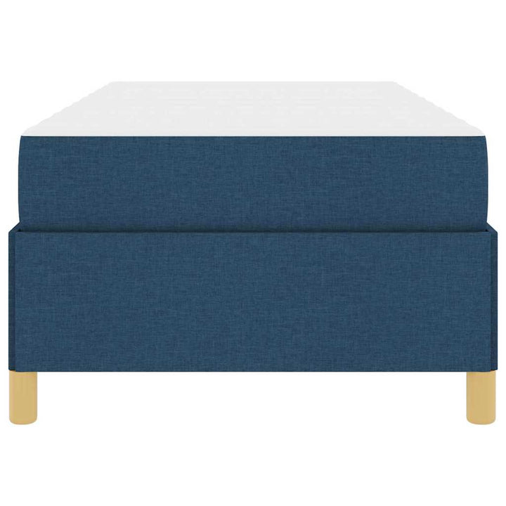 Sengestel med madras Blå 100 x 200 cm Stof