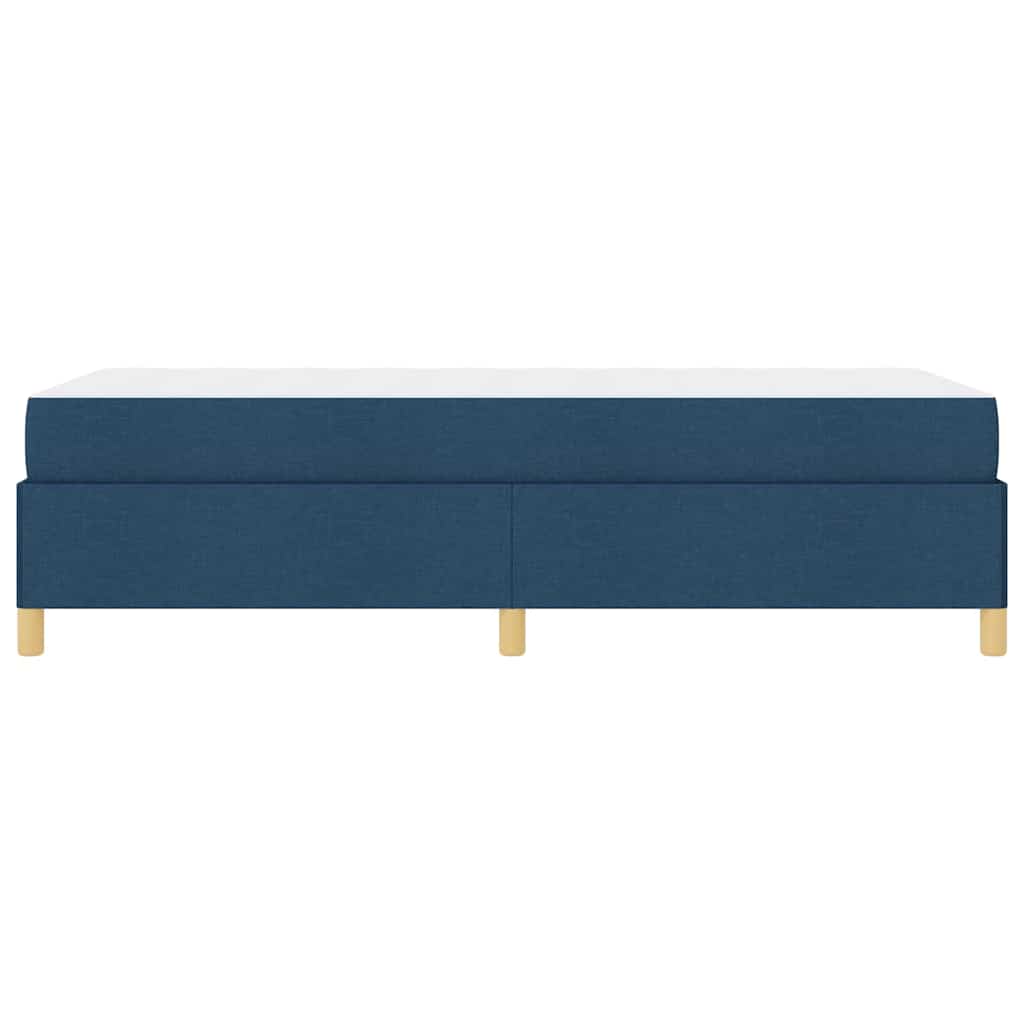 Sengestel med madras Blå 100 x 200 cm Stof