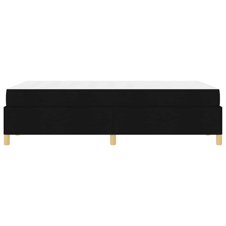 Sengestel med madras Sort 120 x 190 cm Stof