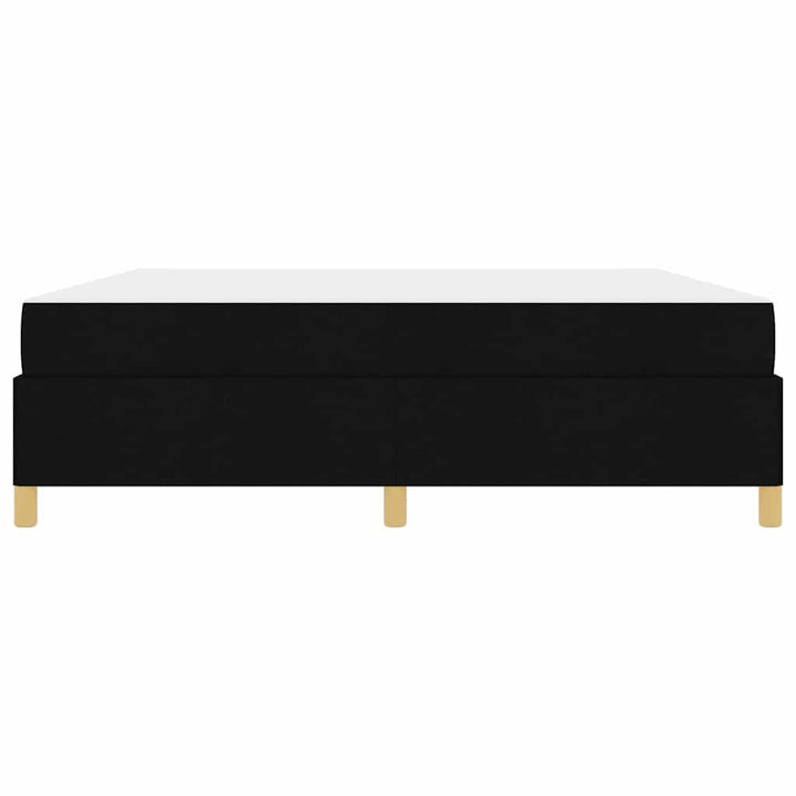 Sengestel med madras Sort 180 x 200 cm Stof